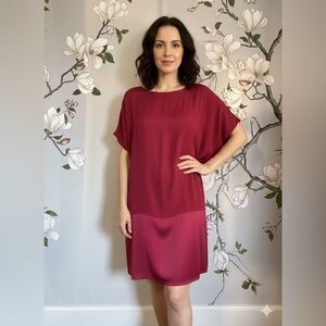 Universal Standard Satin Drop Waist Avenir Dress